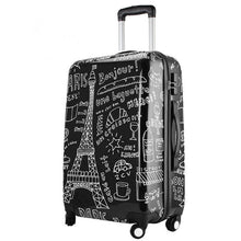 Load image into Gallery viewer, Eiffel Tower Graffiti Suitcase