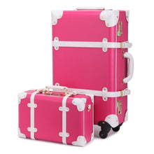 Load image into Gallery viewer, Pink Suitcase Set