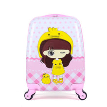 Load image into Gallery viewer, Duck Girl Suitcase