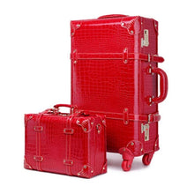 Load image into Gallery viewer, Red Suitcase Set